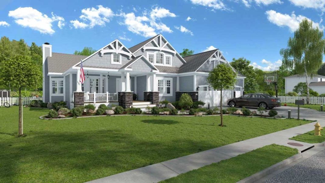 home 3d rendering