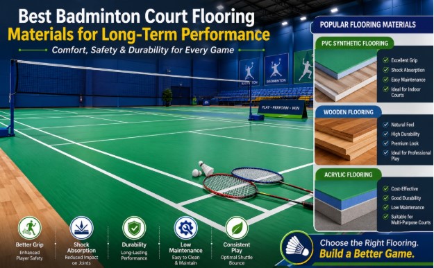 Best Badminton Court Flooring